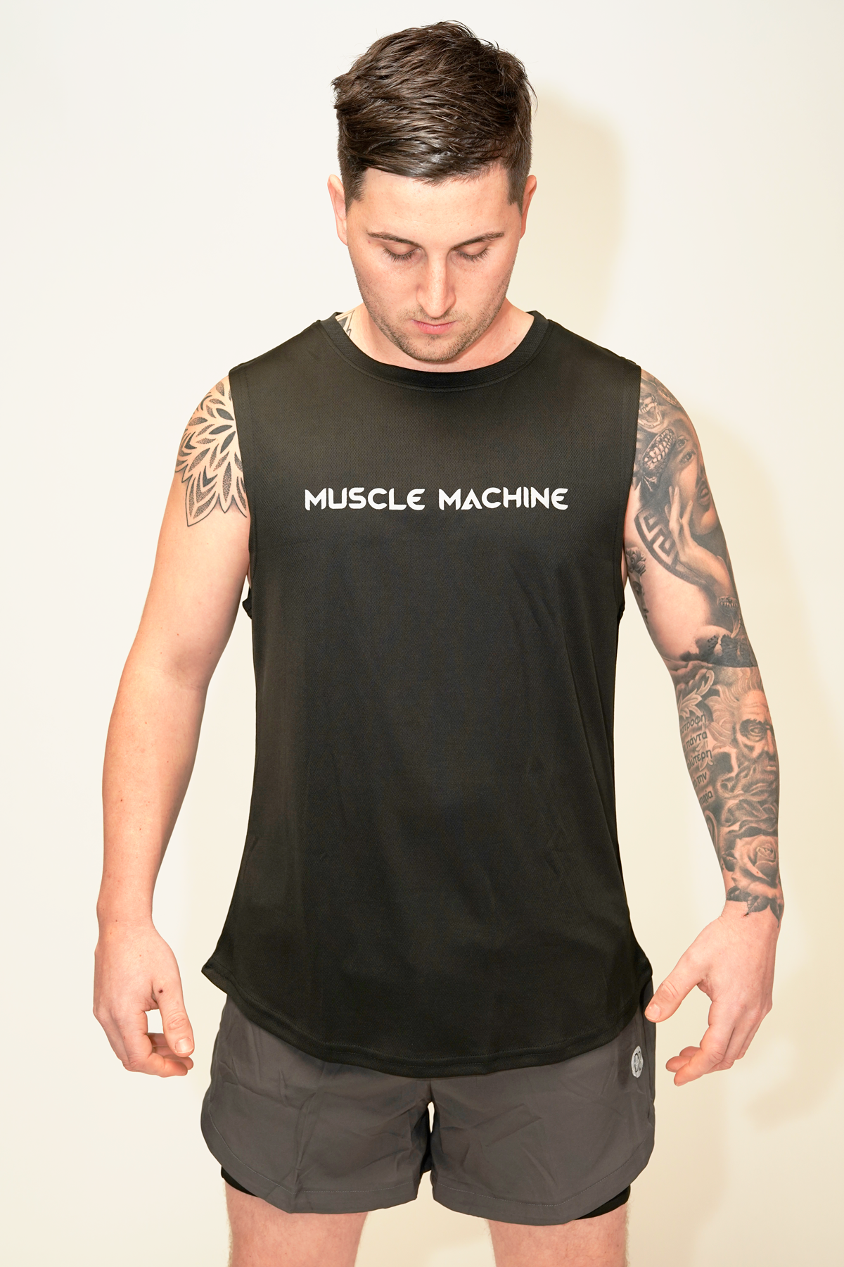 Style 131 - Men's Wide Shoulder Cut Tank Top