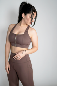 Style 159 - Women's Sports Bra with Zip