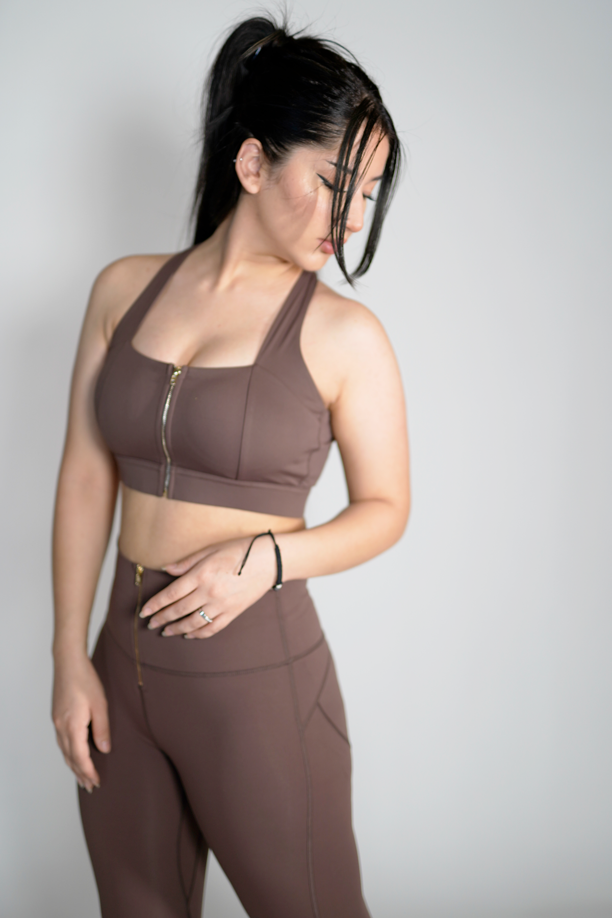 Style 159 - Women's Sports Bra with Zip
