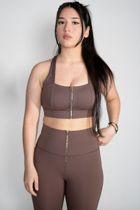 Style 159 - Women's Sports Bra with Zip