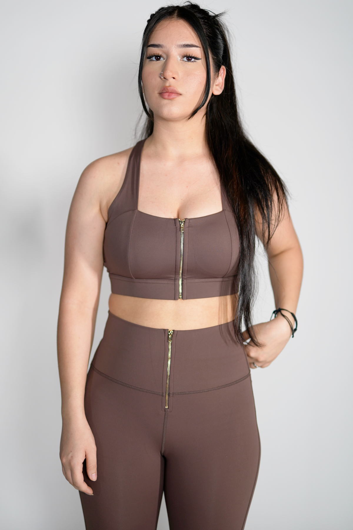 Style 159 - Women's Sports Bra with Zip