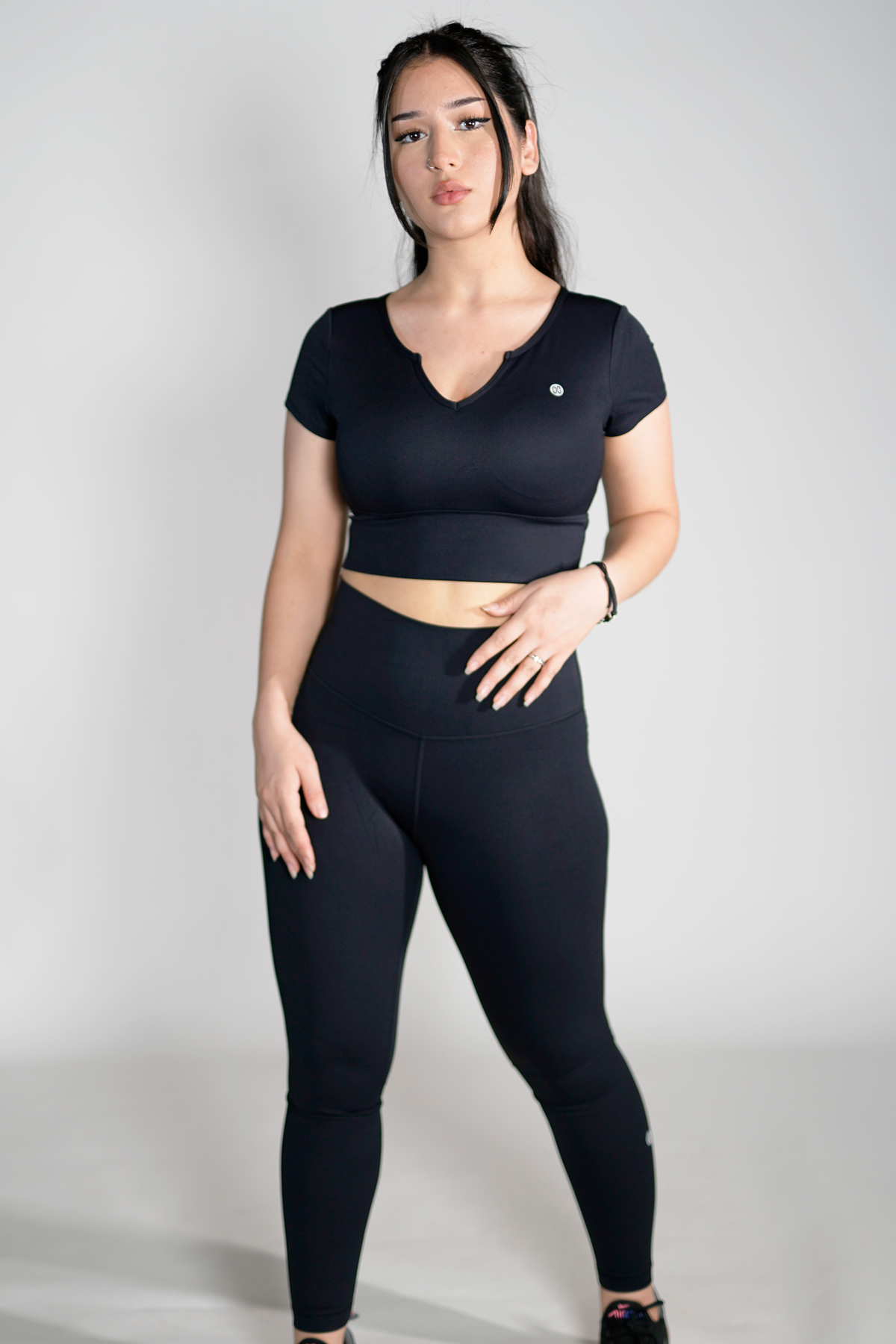 Style 162 - Women's Gym Top & Bottom Set