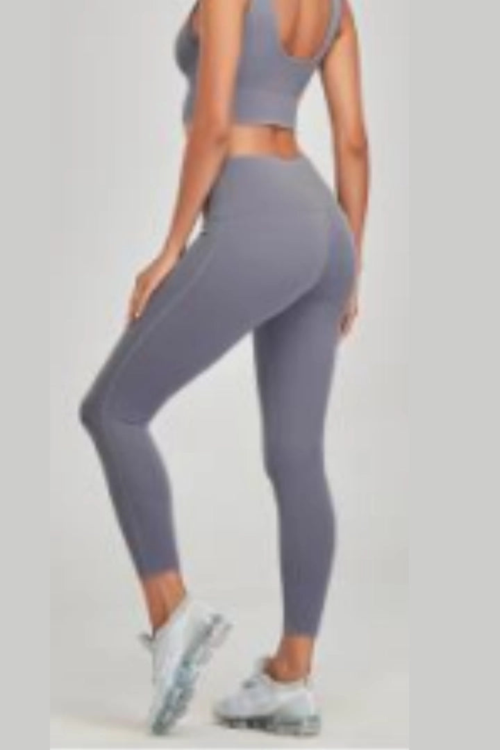 Style 47 - Women's Gym Top & Bottom Set