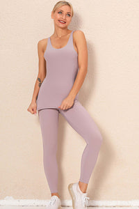 Style 56 - Women's Gym Top & Bottom Set